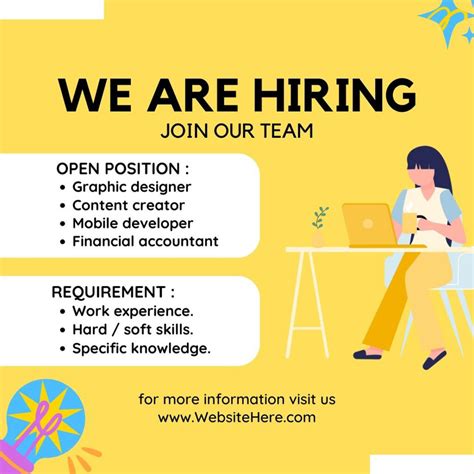 WE ARE HIRING: (82) Area .
